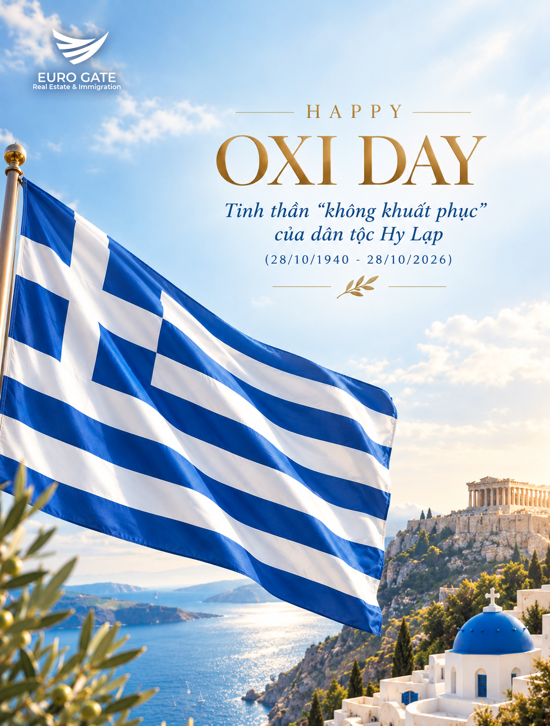 Happy Oxi Day – Tôn vinh tinh thần “không khuất phục” của dân tộc Hy Lạp